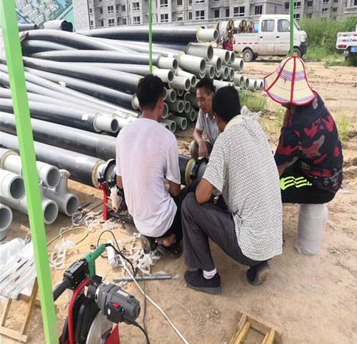 PERT II型保溫管施工現(xiàn)場